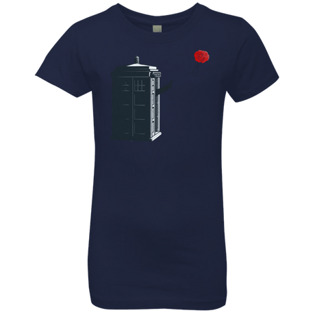 T-Shirts Midnight Navy / YXS Dr Banksy Rose Balloon Girls Premium T-Shirt