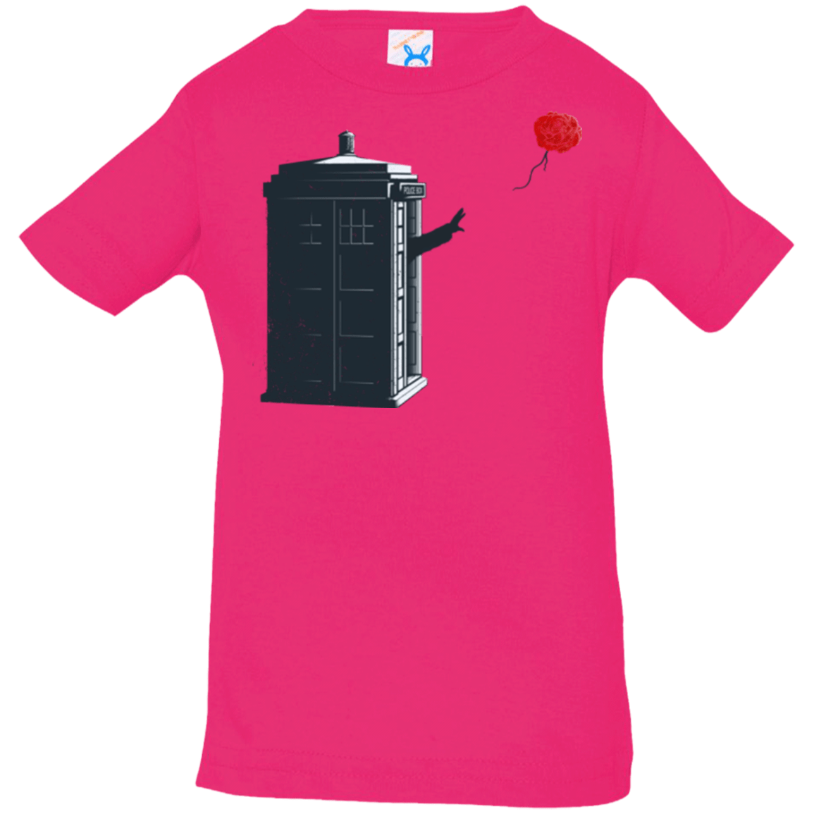 T-Shirts Hot Pink / 6 Months Dr Banksy Rose Balloon Infant PremiumT-Shirt