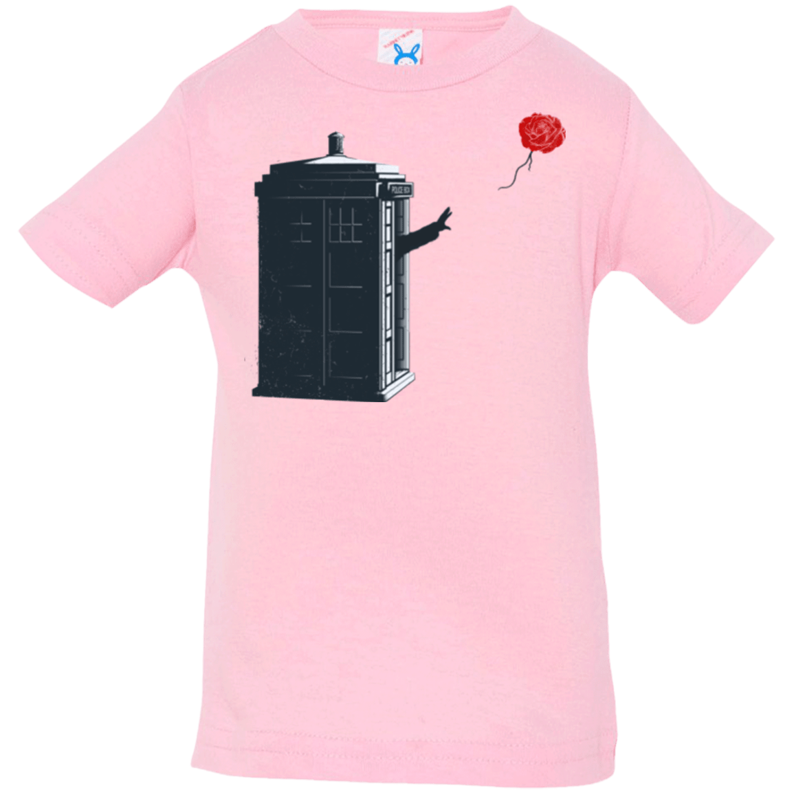 T-Shirts Pink / 6 Months Dr Banksy Rose Balloon Infant PremiumT-Shirt