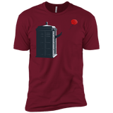 T-Shirts Cardinal / X-Small Dr Banksy Rose Balloon Men's Premium T-Shirt