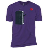T-Shirts Purple / X-Small Dr Banksy Rose Balloon Men's Premium T-Shirt