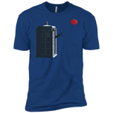T-Shirts Royal / X-Small Dr Banksy Rose Balloon Men's Premium T-Shirt