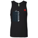 T-Shirts Black / Small Dr Banksy Rose Balloon Men's Premium Tank Top