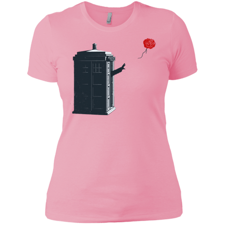 T-Shirts Light Pink / X-Small Dr Banksy Rose Balloon Women's Premium T-Shirt