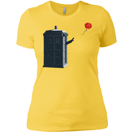 T-Shirts Vibrant Yellow / X-Small Dr Banksy Rose Balloon Women's Premium T-Shirt