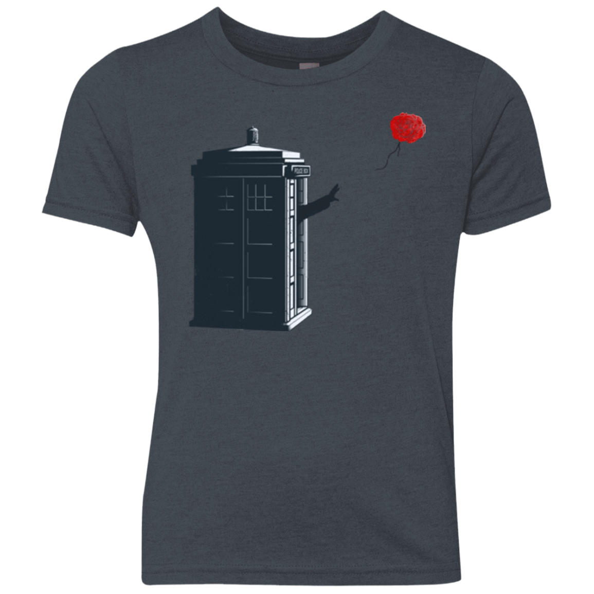 Dr Banksy Rose Balloon Youth Triblend T-Shirt