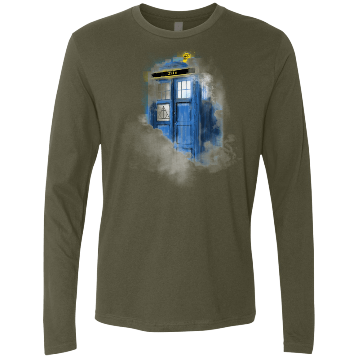 T-Shirts Military Green / S Dr Harry Holmes Men's Premium Long Sleeve