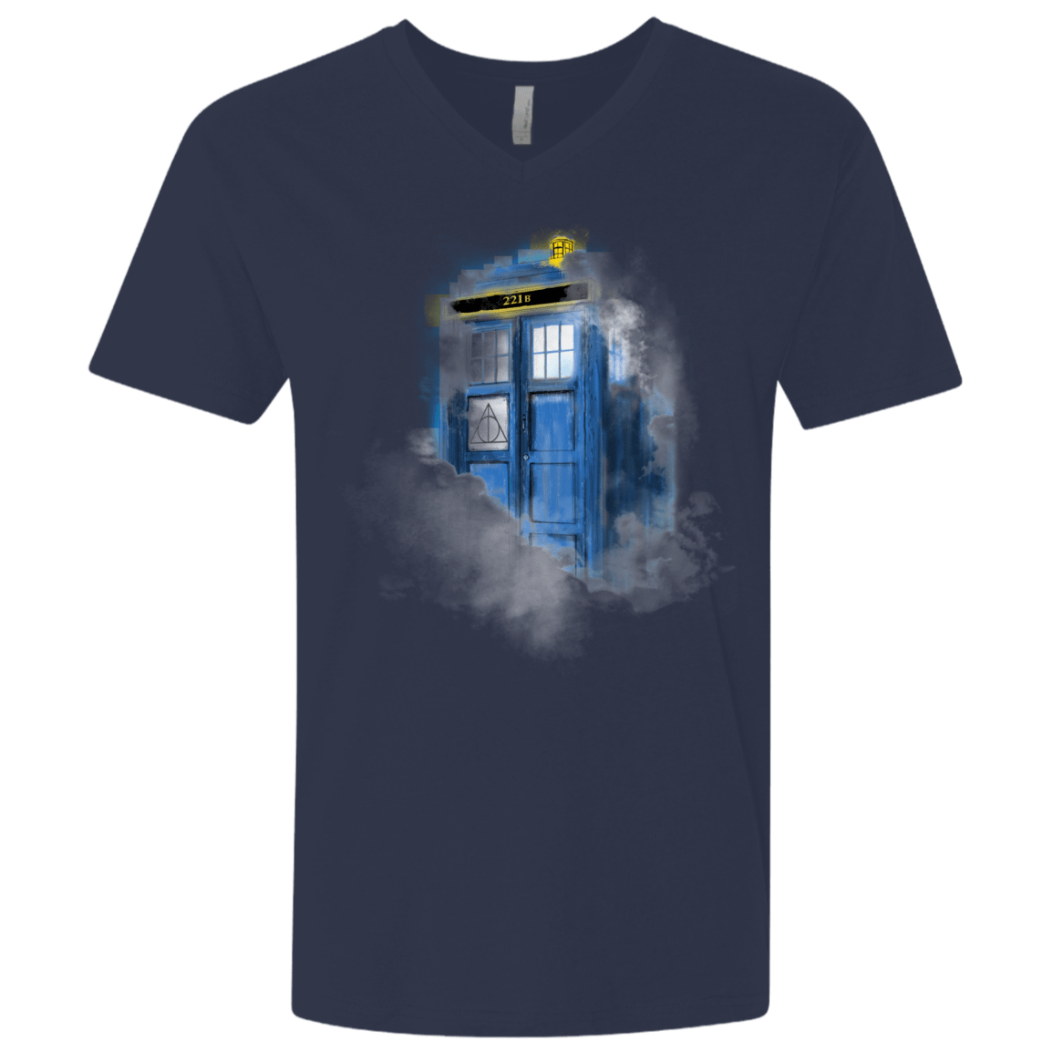T-Shirts Midnight Navy / X-Small Dr Harry Holmes Men's Premium V-Neck