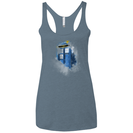 T-Shirts Indigo / X-Small Dr Harry Holmes Women's Triblend Racerback Tank