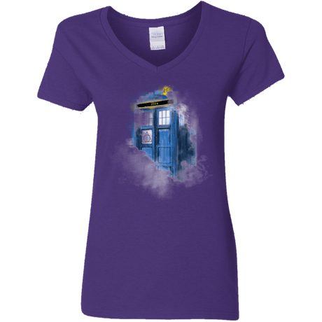 T-Shirts Purple / S Dr Harry Holmes Women's V-Neck T-Shirt