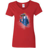 T-Shirts Red / S Dr Harry Holmes Women's V-Neck T-Shirt