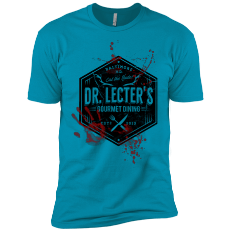 T-Shirts Turquoise / YXS Dr. Lecter's Gourmet Dining Boys Premium T-Shirt