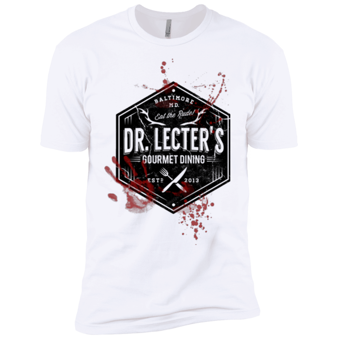 T-Shirts White / YXS Dr. Lecter's Gourmet Dining Boys Premium T-Shirt