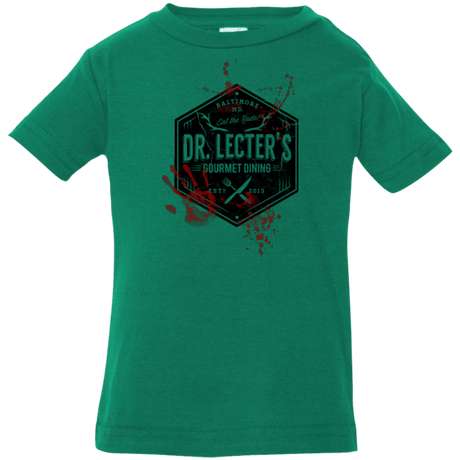 T-Shirts Kelly / 6 Months Dr. Lecter's Gourmet Dining Infant Premium T-Shirt