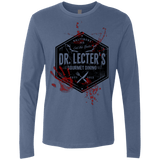T-Shirts Indigo / Small Dr. Lecter's Gourmet Dining Men's Premium Long Sleeve
