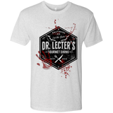T-Shirts Heather White / Small Dr. Lecter's Gourmet Dining Men's Triblend T-Shirt