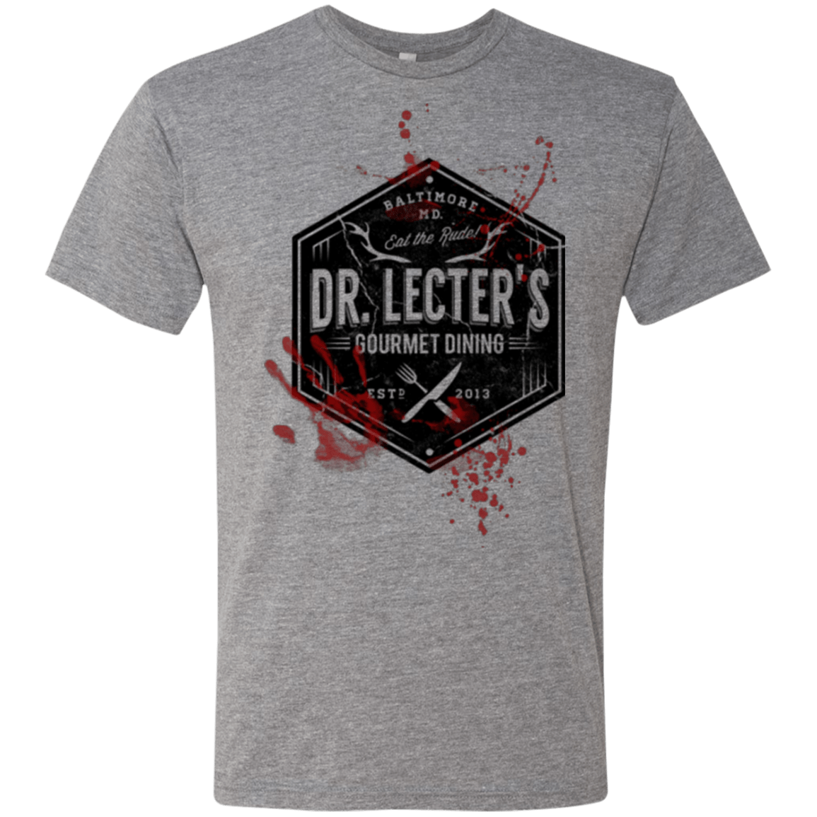 T-Shirts Premium Heather / Small Dr. Lecter's Gourmet Dining Men's Triblend T-Shirt