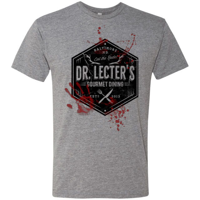 T-Shirts Premium Heather / Small Dr. Lecter's Gourmet Dining Men's Triblend T-Shirt