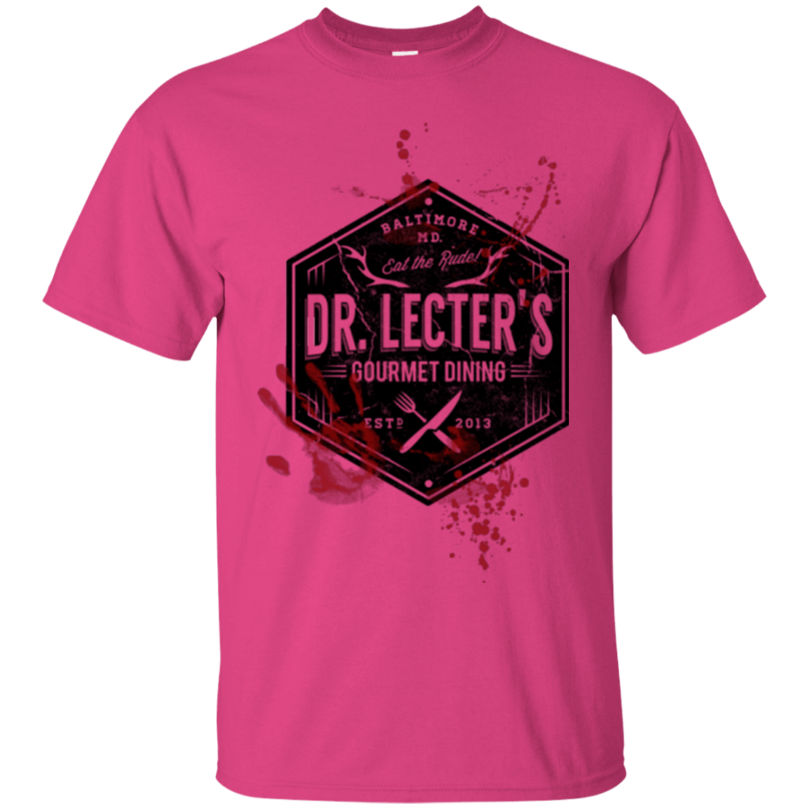 T-Shirts Heliconia / Small Dr. Lecter's Gourmet Dining T-Shirt