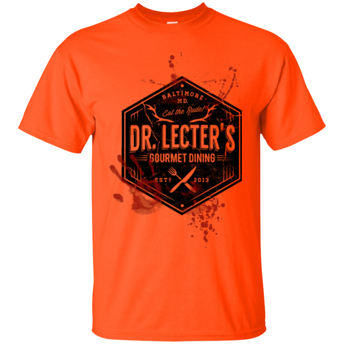 T-Shirts Orange / Small Dr. Lecter's Gourmet Dining T-Shirt
