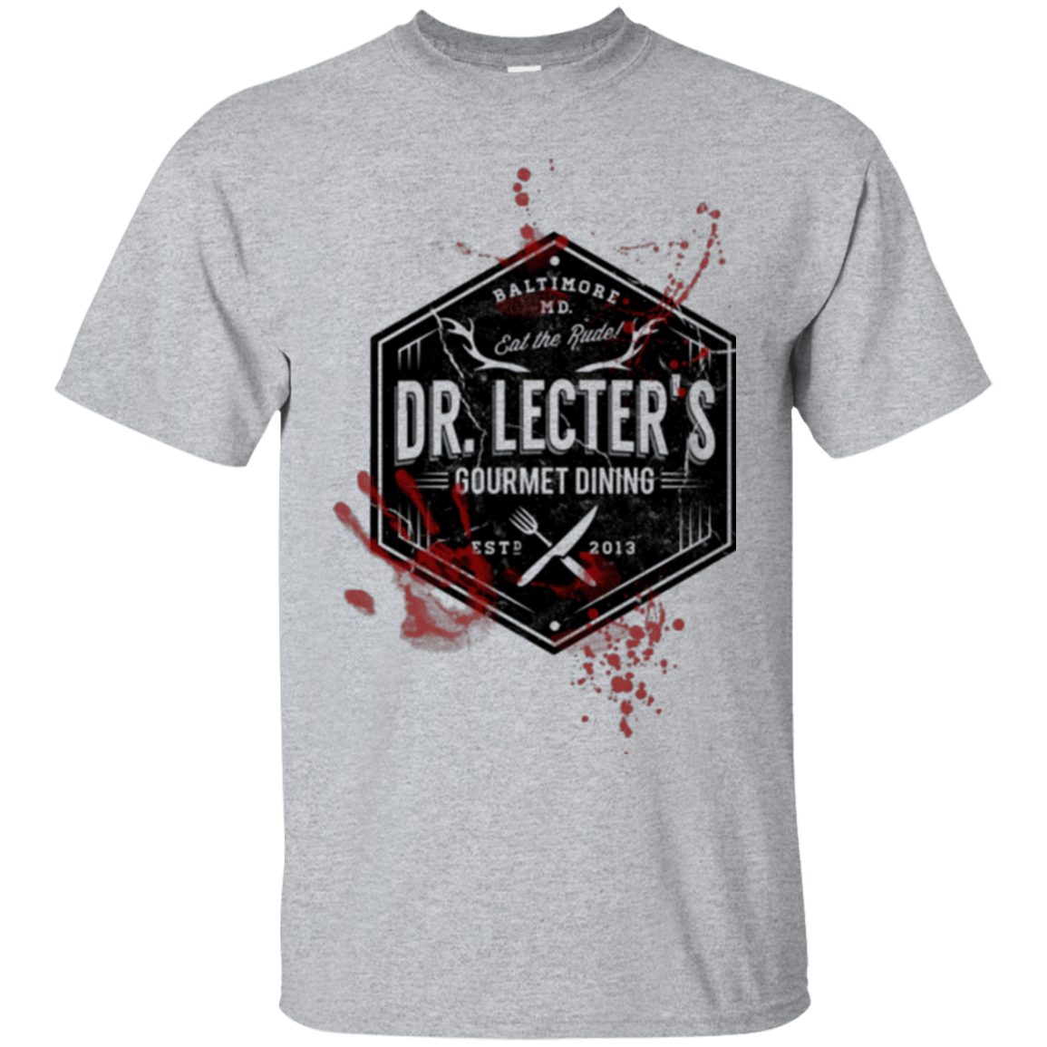 T-Shirts Sport Grey / Small Dr. Lecter's Gourmet Dining T-Shirt