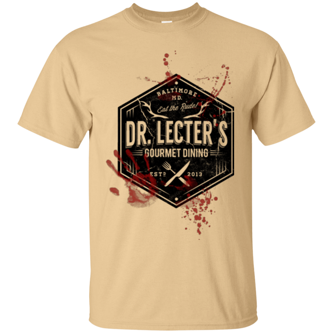 T-Shirts Vegas Gold / Small Dr. Lecter's Gourmet Dining T-Shirt