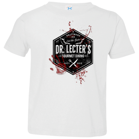 T-Shirts White / 2T Dr. Lecter's Gourmet Dining Toddler Premium T-Shirt