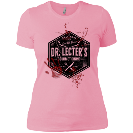 T-Shirts Light Pink / X-Small Dr. Lecter's Gourmet Dining Women's Premium T-Shirt