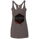 T-Shirts Macchiato / X-Small Dr. Lecter's Gourmet Dining Women's Triblend Racerback Tank