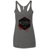 T-Shirts Premium Heather / X-Small Dr. Lecter's Gourmet Dining Women's Triblend Racerback Tank
