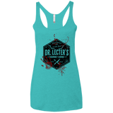 T-Shirts Tahiti Blue / X-Small Dr. Lecter's Gourmet Dining Women's Triblend Racerback Tank