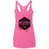 T-Shirts Vintage Pink / X-Small Dr. Lecter's Gourmet Dining Women's Triblend Racerback Tank