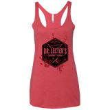 T-Shirts Vintage Red / X-Small Dr. Lecter's Gourmet Dining Women's Triblend Racerback Tank