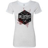 T-Shirts Heather White / Small Dr. Lecter's Gourmet Dining Women's Triblend T-Shirt