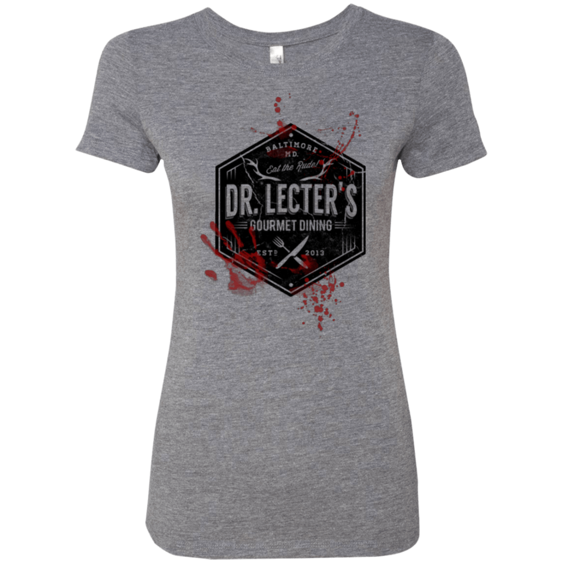 T-Shirts Premium Heather / Small Dr. Lecter's Gourmet Dining Women's Triblend T-Shirt