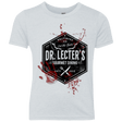 T-Shirts Heather White / YXS Dr. Lecter's Gourmet Dining Youth Triblend T-Shirt