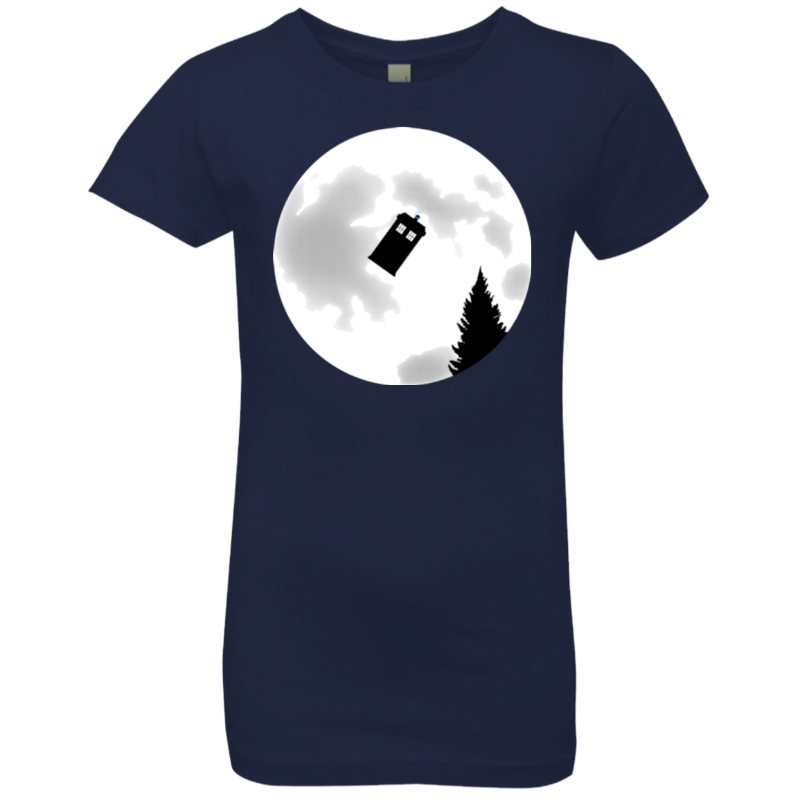 T-Shirts Midnight Navy / YXS Dr Phone Home Girls Premium T-Shirt