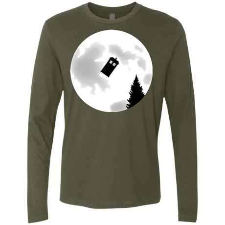 T-Shirts Military Green / Small Dr Phone Home Men's Premium Long Sleeve