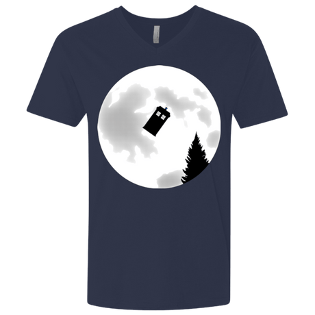 T-Shirts Midnight Navy / X-Small Dr Phone Home Men's Premium V-Neck