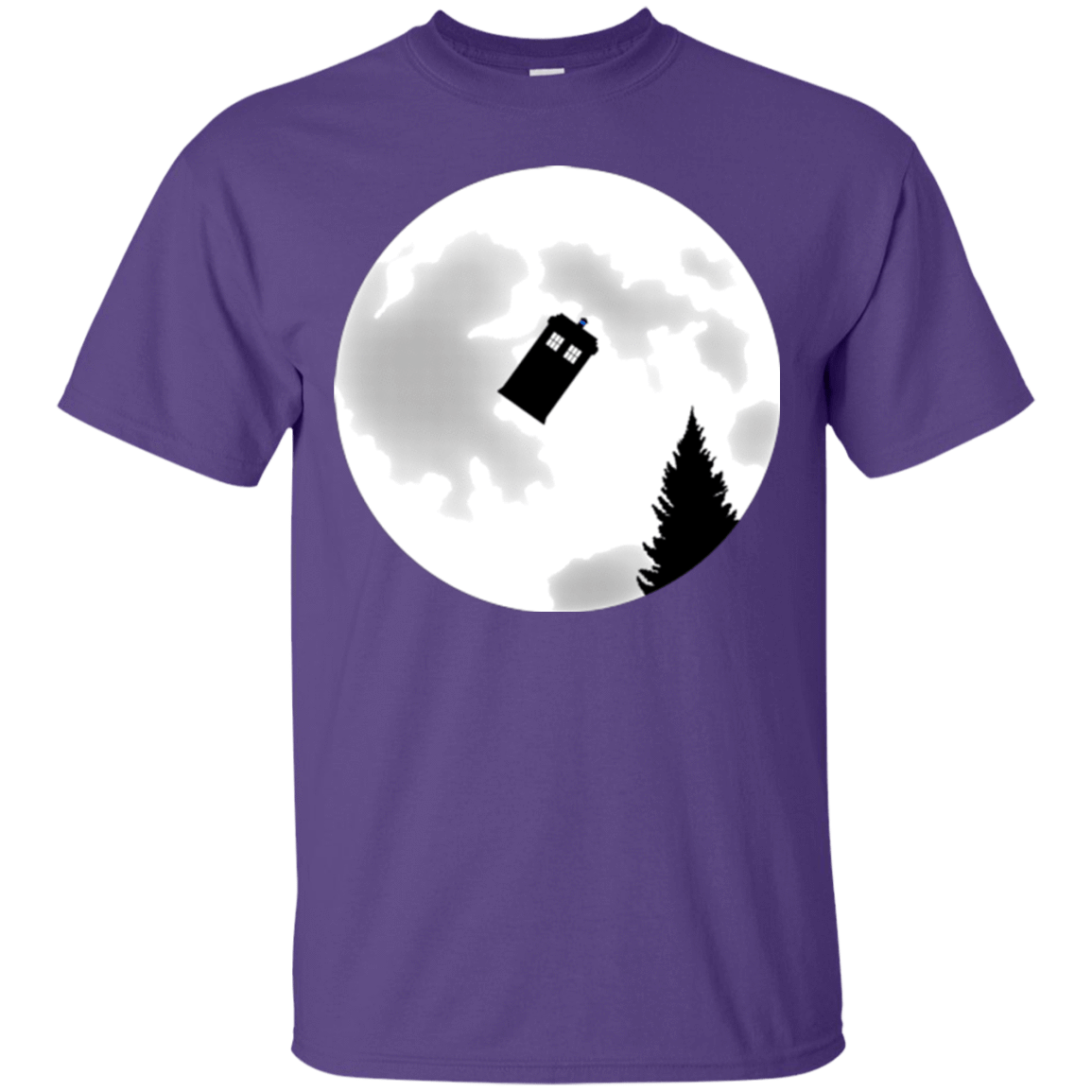 T-Shirts Purple / Small Dr Phone Home T-Shirt