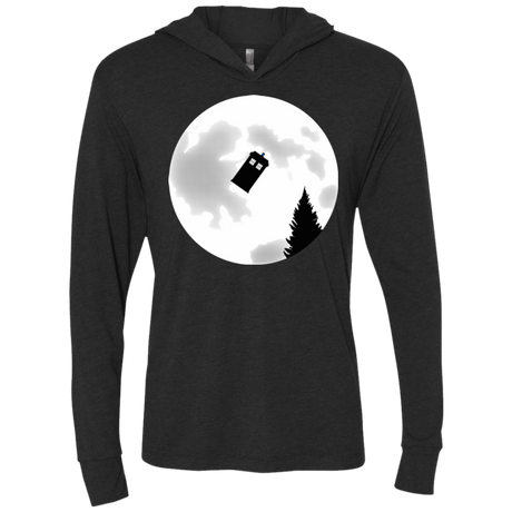 T-Shirts Vintage Black / X-Small Dr Phone Home Triblend Long Sleeve Hoodie Tee