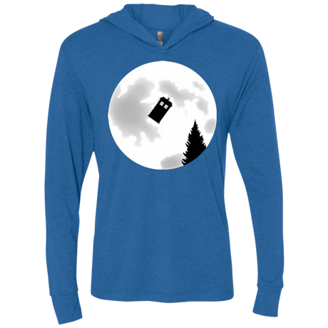 T-Shirts Vintage Royal / X-Small Dr Phone Home Triblend Long Sleeve Hoodie Tee