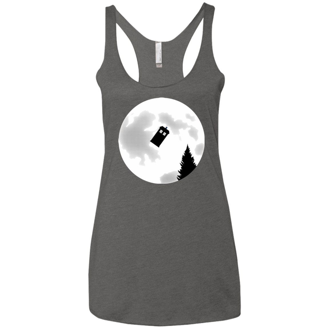 T-Shirts Premium Heather / X-Small Dr Phone Home Women's Triblend Racerback Tank