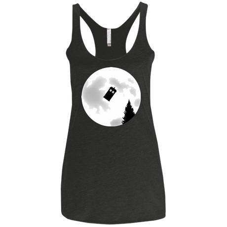 T-Shirts Vintage Black / X-Small Dr Phone Home Women's Triblend Racerback Tank