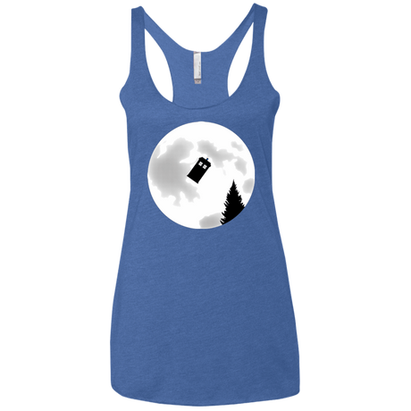 T-Shirts Vintage Royal / X-Small Dr Phone Home Women's Triblend Racerback Tank
