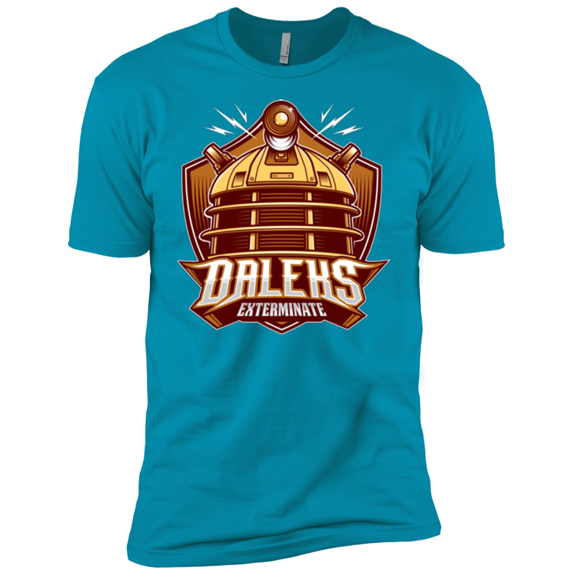 T-Shirts Turquoise / YXS Dr. Who Daleks Boys Premium T-Shirt