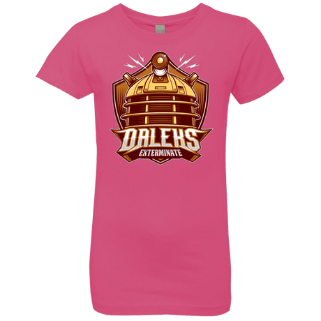 T-Shirts Hot Pink / YXS Dr. Who Daleks Girls Premium T-Shirt