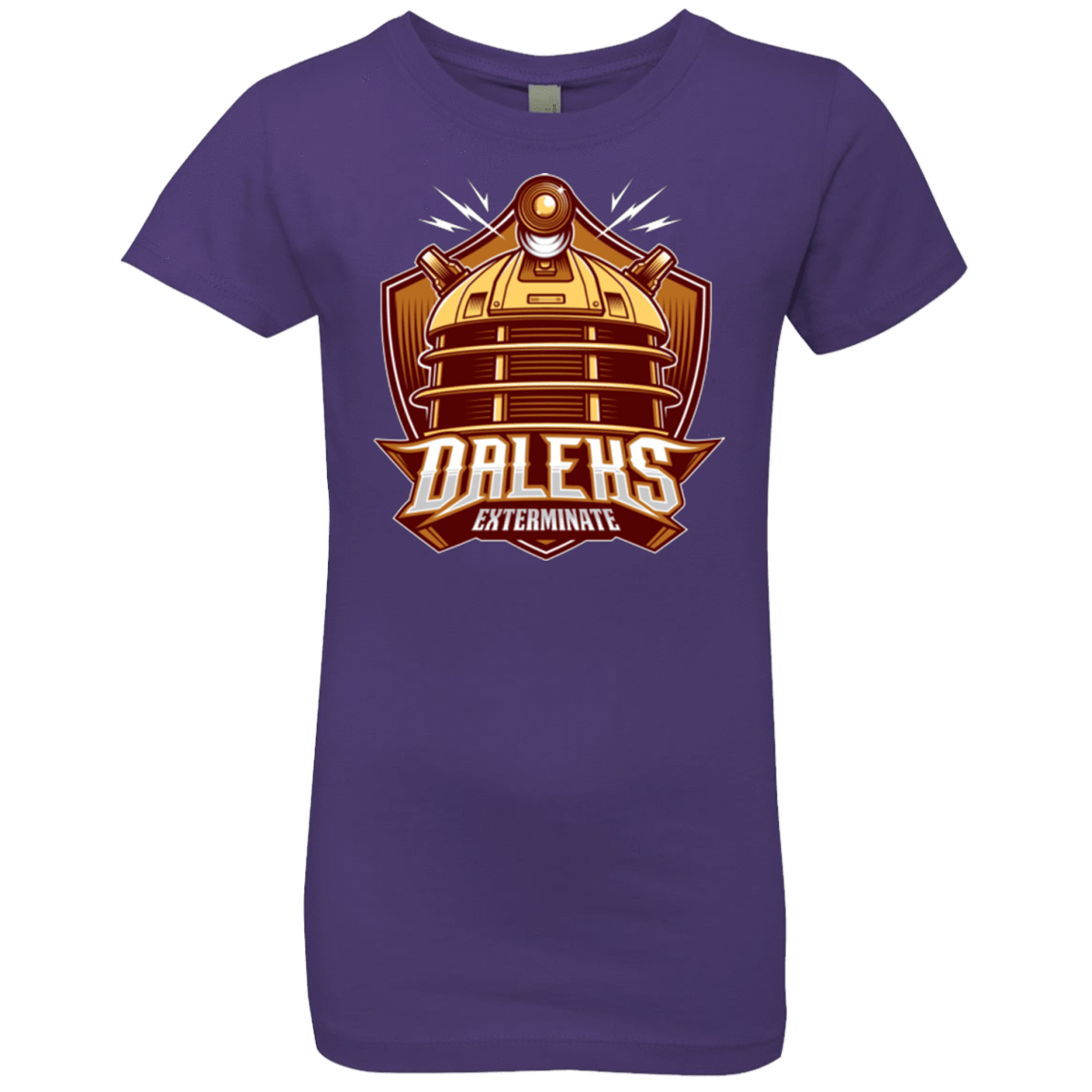 T-Shirts Purple Rush / YXS Dr. Who Daleks Girls Premium T-Shirt