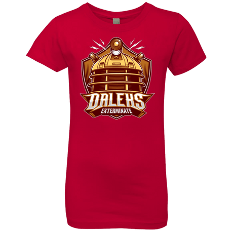 T-Shirts Red / YXS Dr. Who Daleks Girls Premium T-Shirt