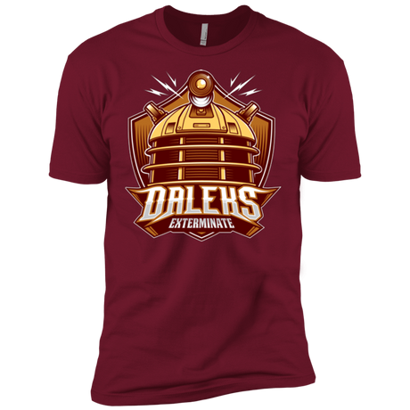 T-Shirts Cardinal / X-Small Dr. Who Daleks Men's Premium T-Shirt